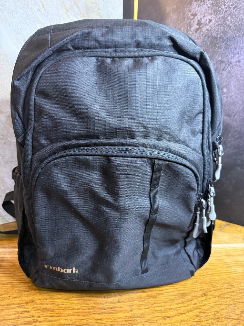 Embark brand Backpack with laptop zip pocket, multiple pockets, great preowned